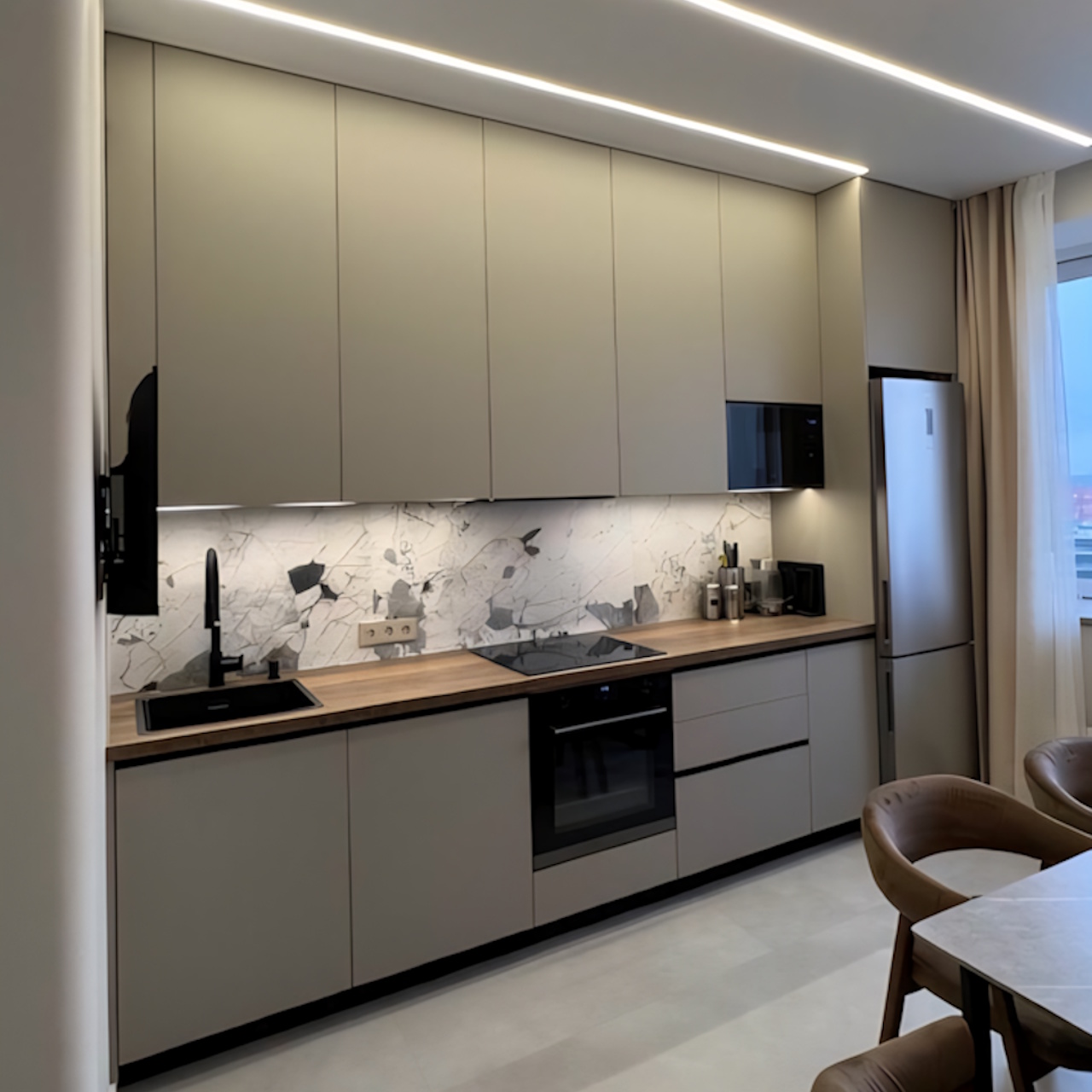 Проект кухни Лещина