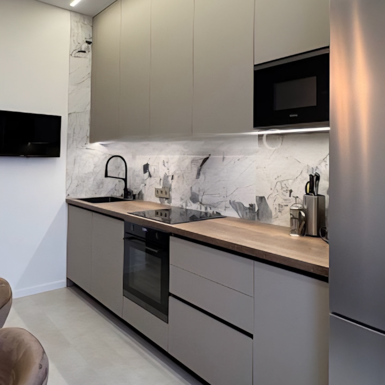 Проект кухни Лещина