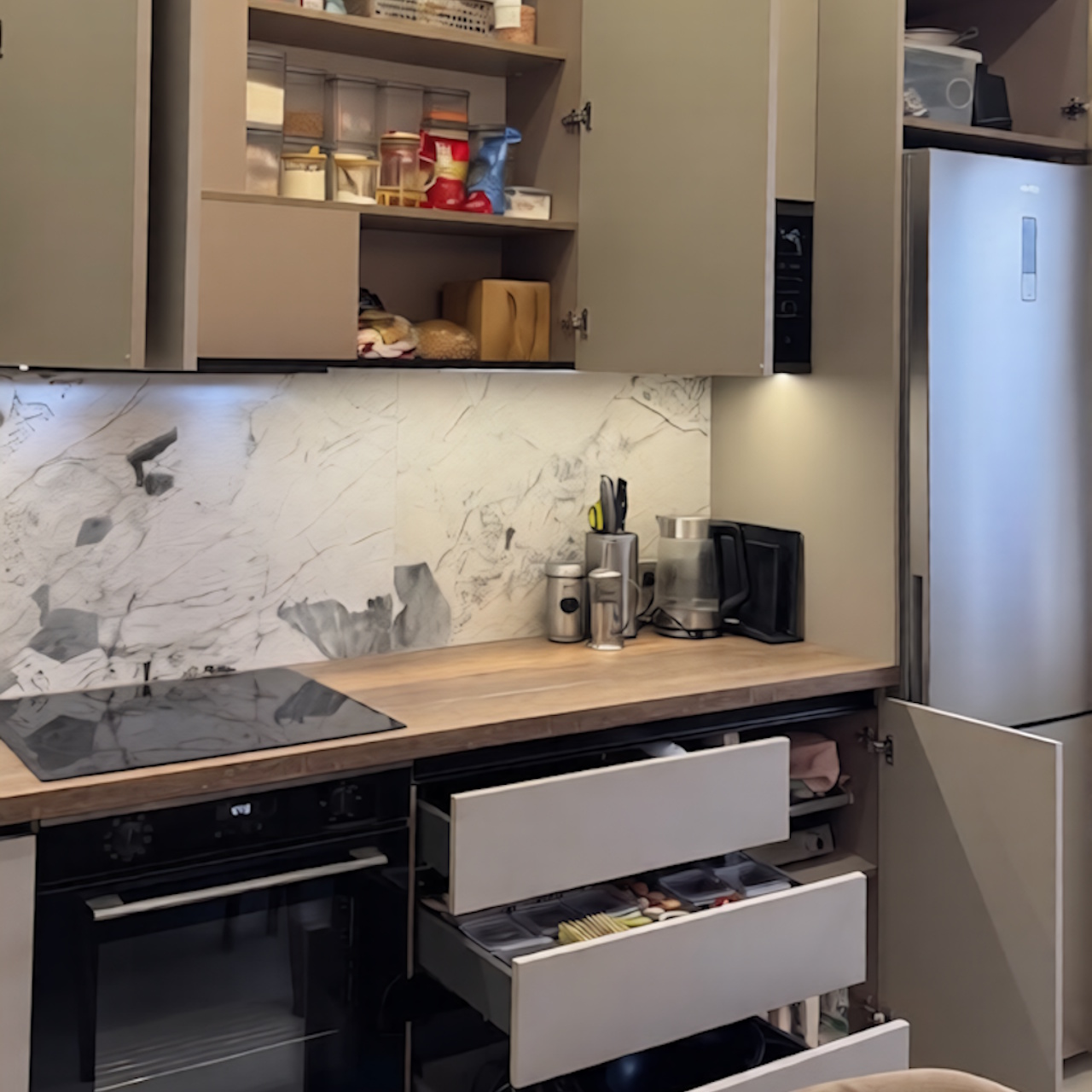 Проект кухни Лещина